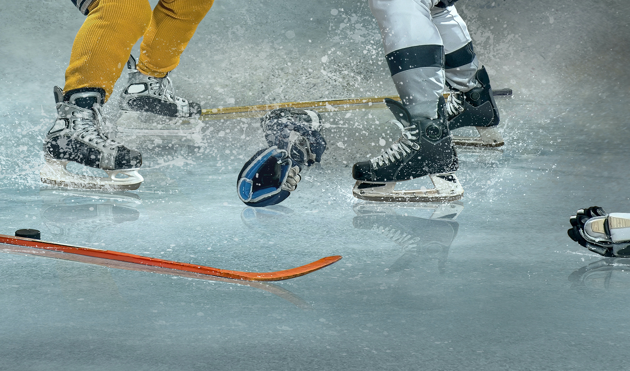 Hockey Drop the Gloves