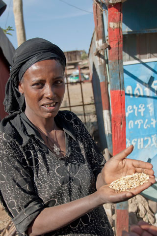 Woman with Grain